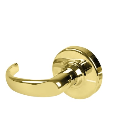 Schlage Grade 1 Single Dummy Trim, Sparta Lever, Non-Keyed, Bright Brass Finish, Non-Handed ND170 SPA 605